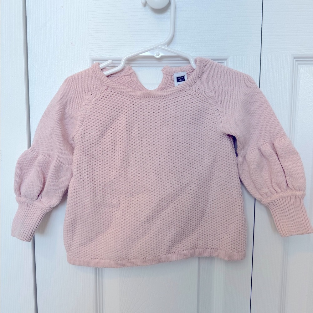 Janie and Jack Pink Baby Girl Sweater Size 12-18 Months